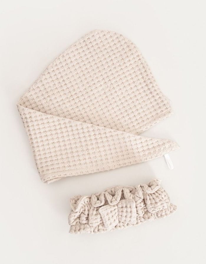Набор для ванной "Turban Vaffel Beige"