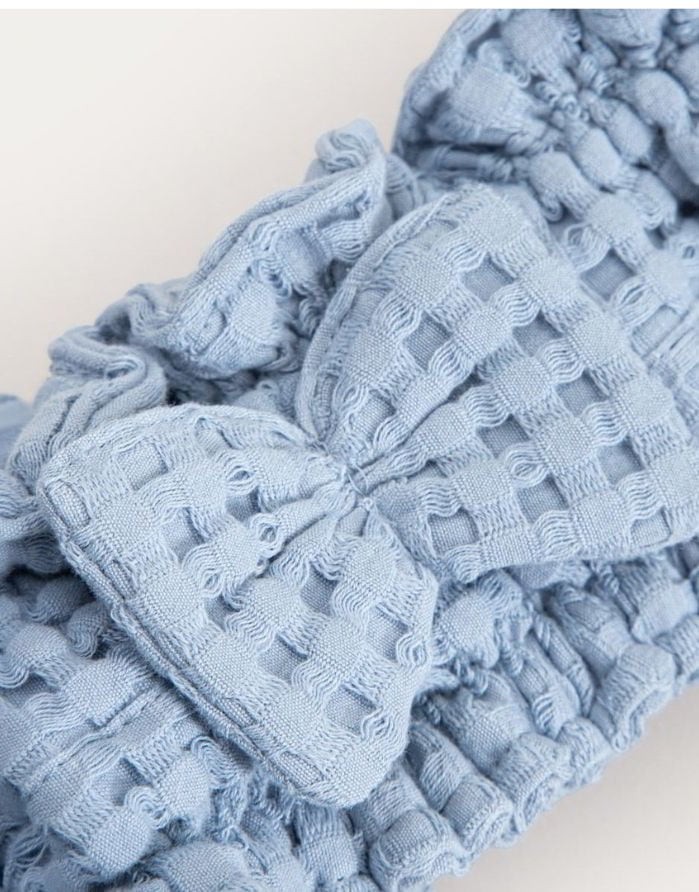 Набор для ванной "Turban Vaffel Blue"