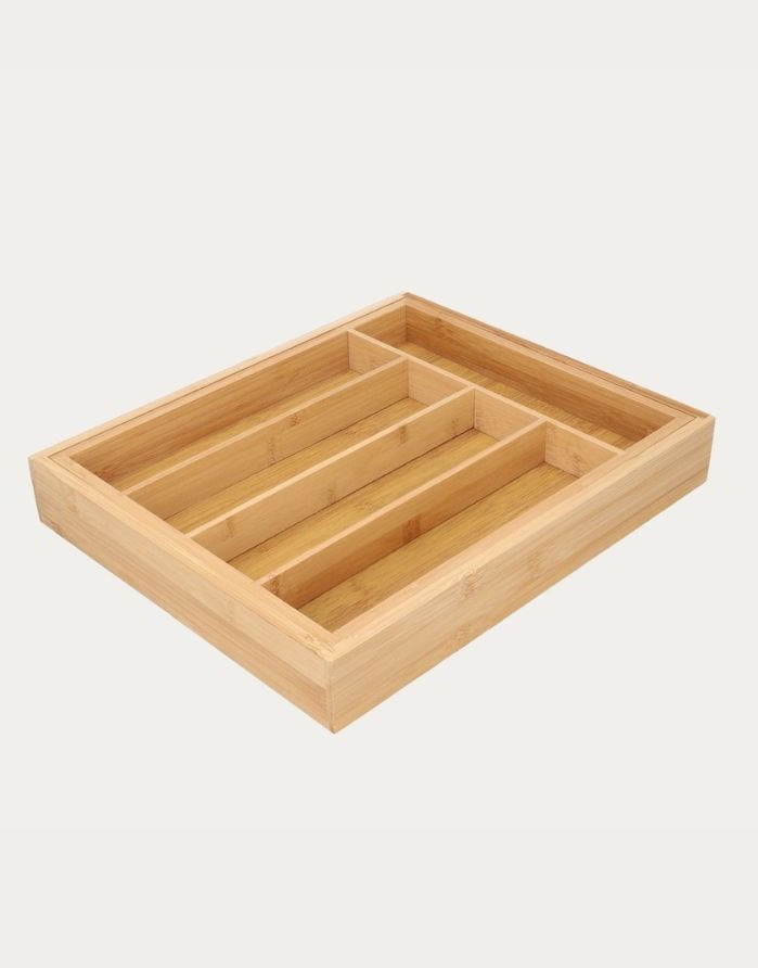 Поднос для столовых приборов "Bambou Natural Drawer"