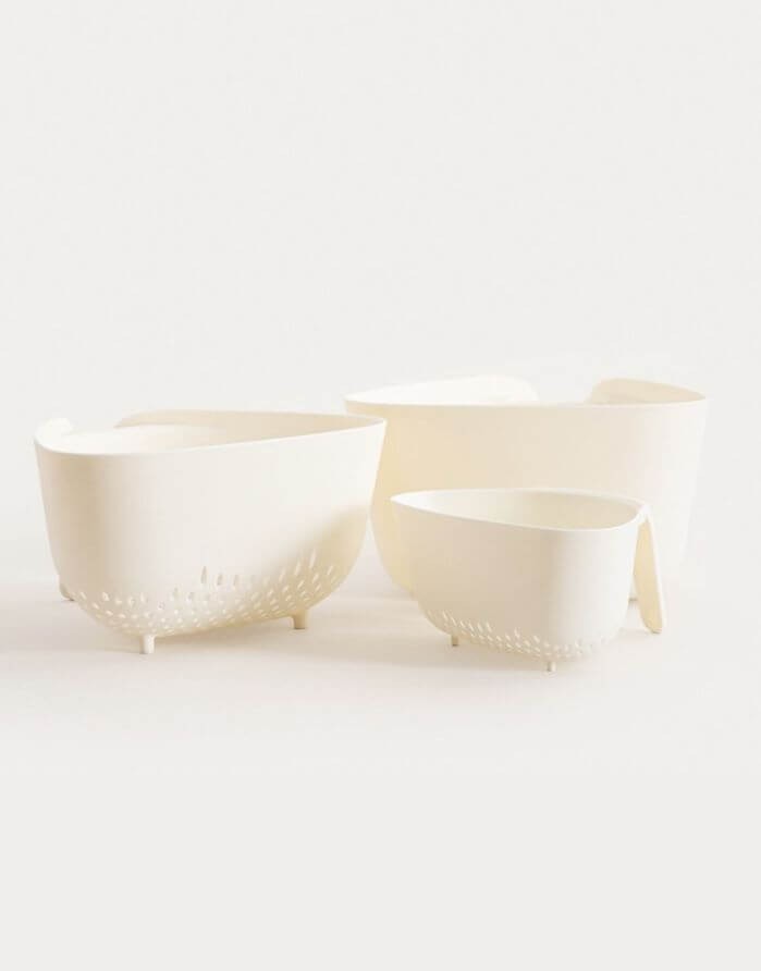 Colander set "Mollis Creamy"