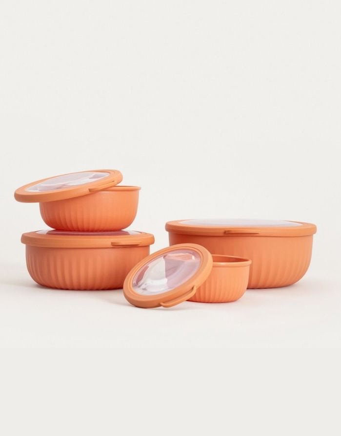 Set Of Bowls "Kerma Orange" 4 pcs.