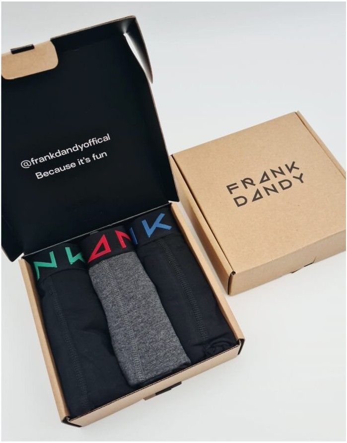 Meeste aluspüksid "Patch Organic Box" 3 tk