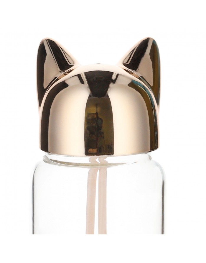 Klaasist joogipudel "Foxy Pink"