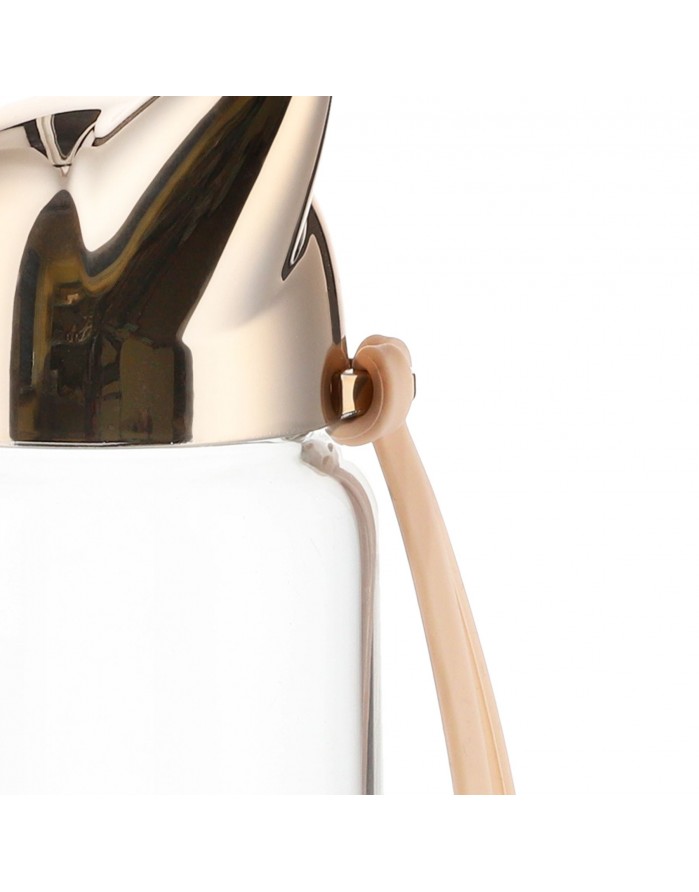 Klaasist joogipudel "Foxy Pink"