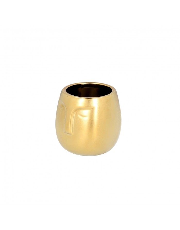 Lillepott "Face Golden"
