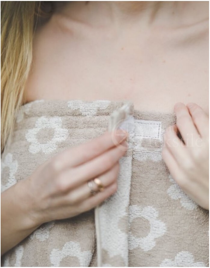 Bath apron "Flower"