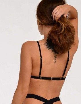 Rinnahoidja Bralette "Selena Black"