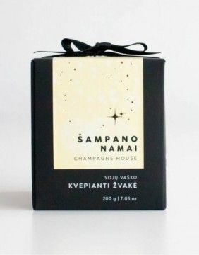 Scented soy wax candle "Champagne House"