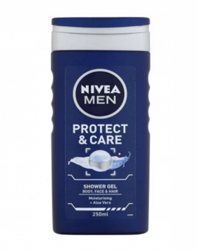 Dušigeels "NIVEA Protect & Care 3in1", 250 ml