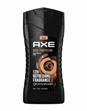Shower gel "AXE Dark Temptation 3in1", 250 ml