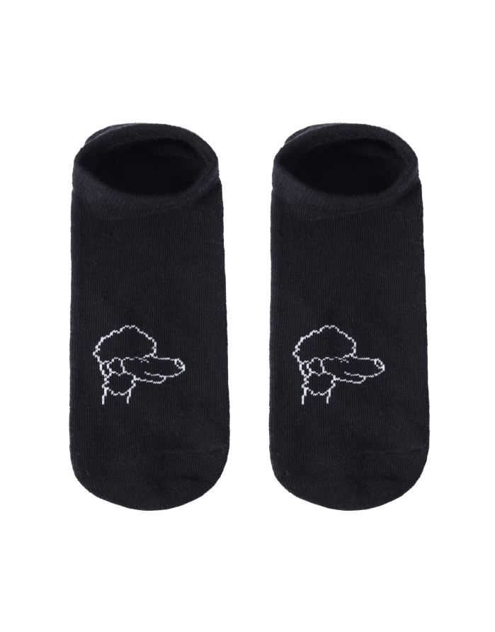 Unisex socks "Black Poodle"