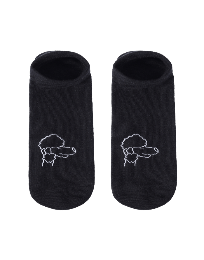 Unisex sokid "Black Poodle"