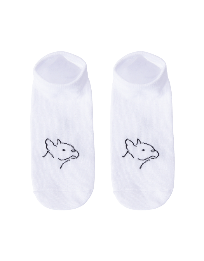 Unisex socks "White Bulldog"