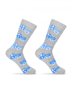 Unisex socks "Blue Cars"