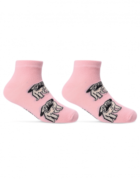 Women's socks "Pink Puggs"
