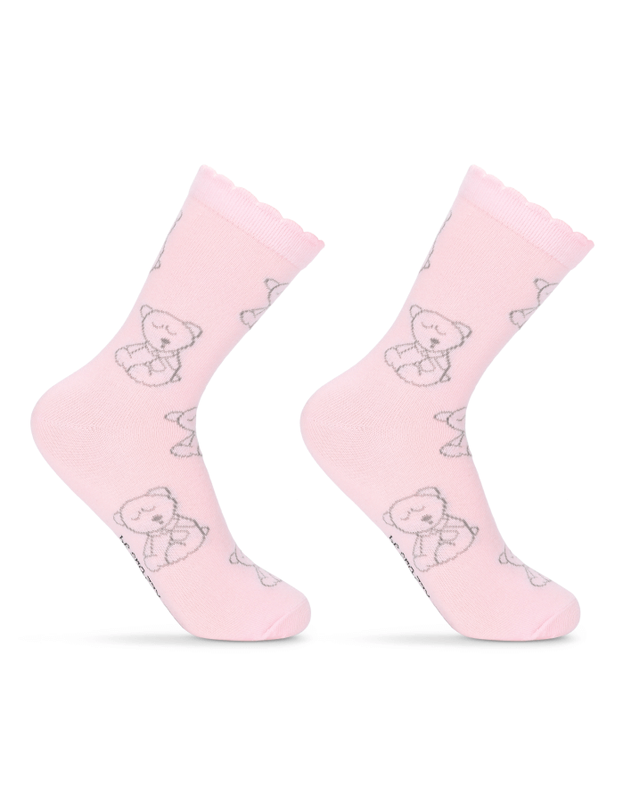 Laste sokid "Pink Teddy"