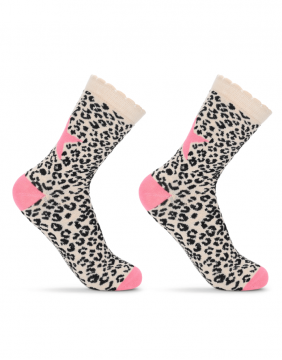 Children's socks "Pink Leopard"