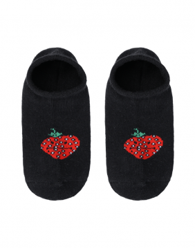 Children's socks "Black Strawberries"