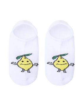 Children's socks "White Lemon"