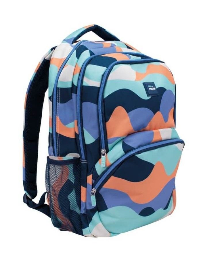 Backpack with 4 zippers The Fun Blue 25 l