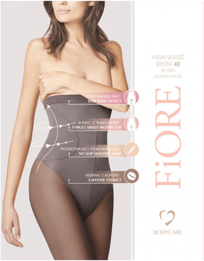 Naiste retuusid "High Waist Bikini" Black 40 Den