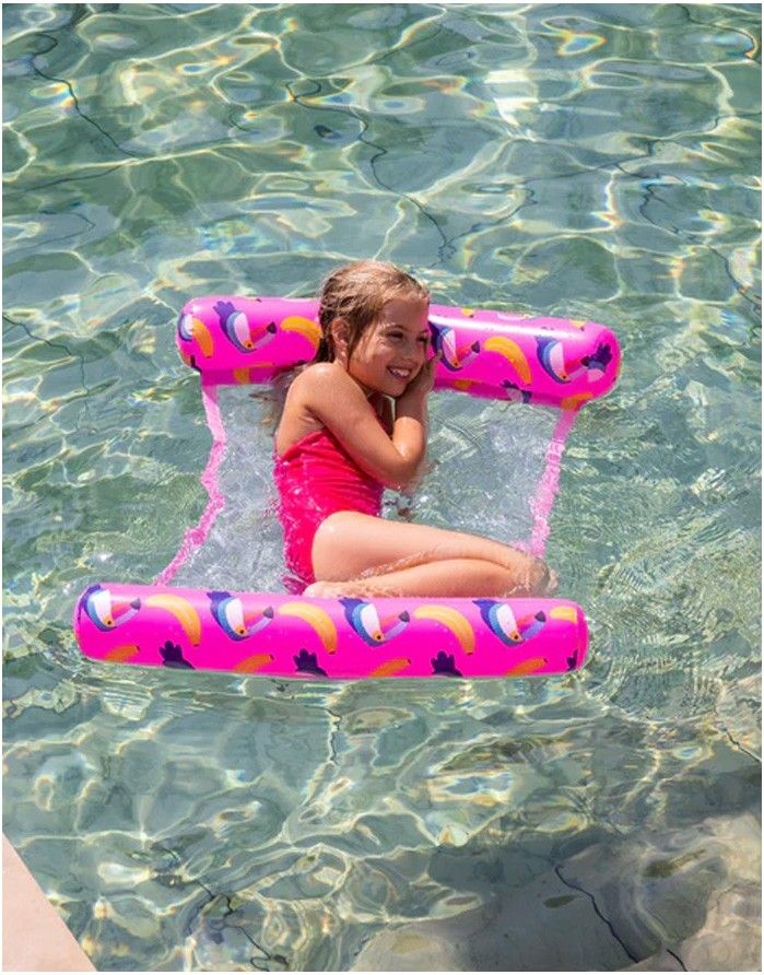 Inflatable Hammock "Toucan Banana"