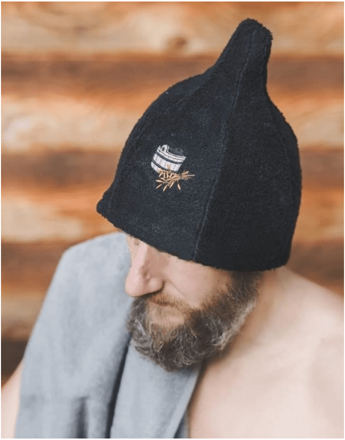 Saunamüts "Black Head Cover"