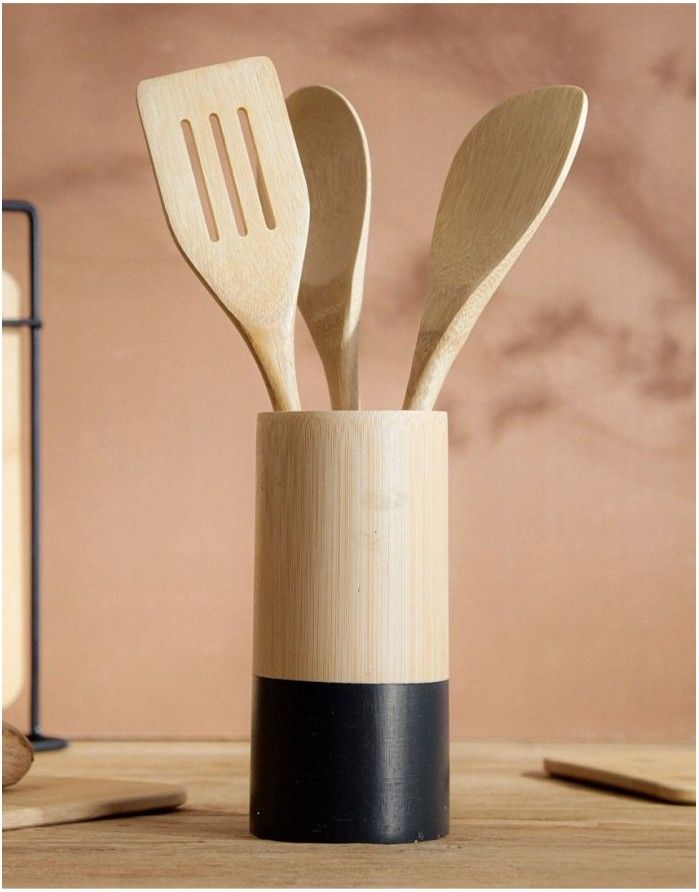 Tööriistakomplekt koos alusega "Bambou Black"