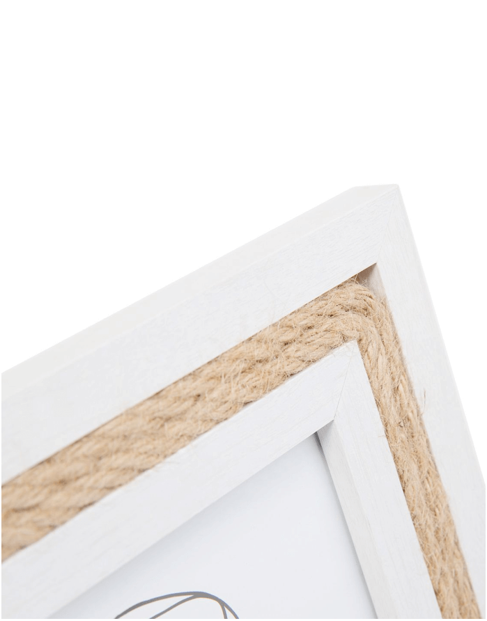 Photo frame "Edena White" 10x15 cm