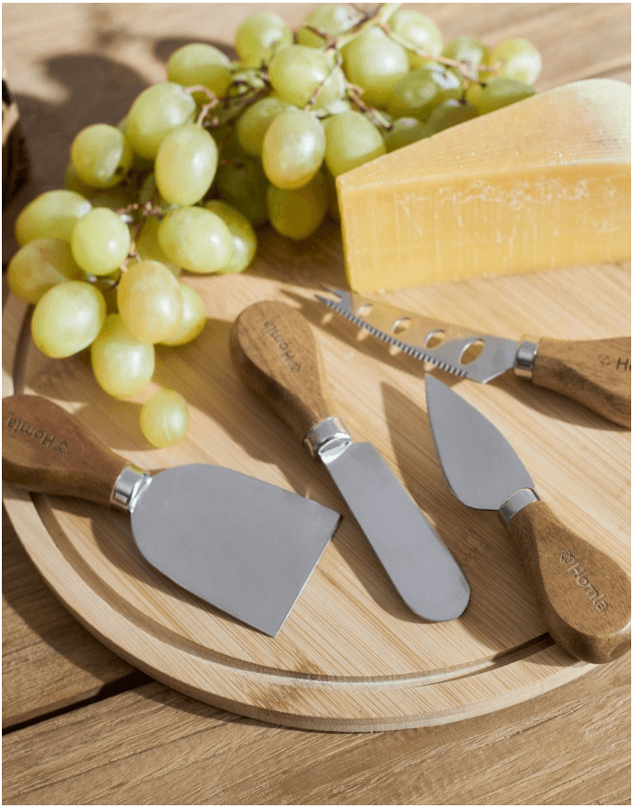 Cheese knife set "Mooka" 4 pcs