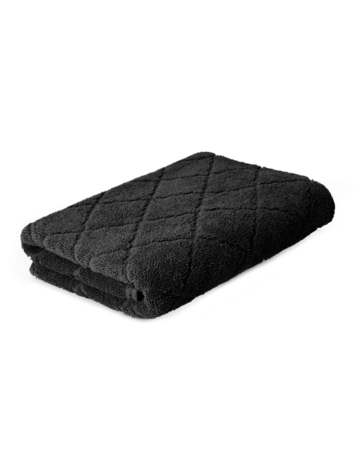 Полотенце из хлопка "Samine Black"