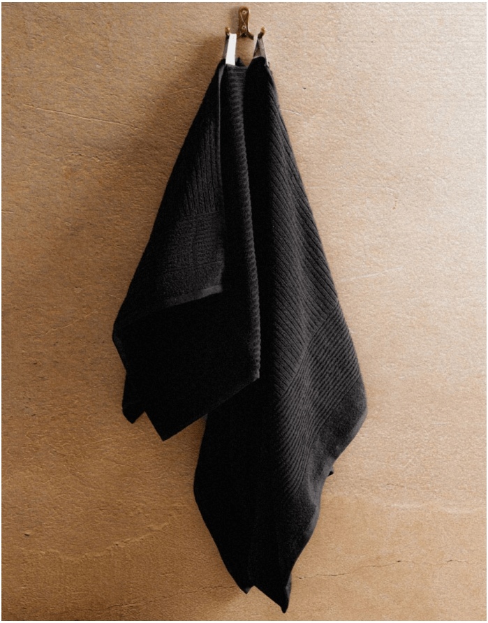 Cotton Towel "Naltio Black"