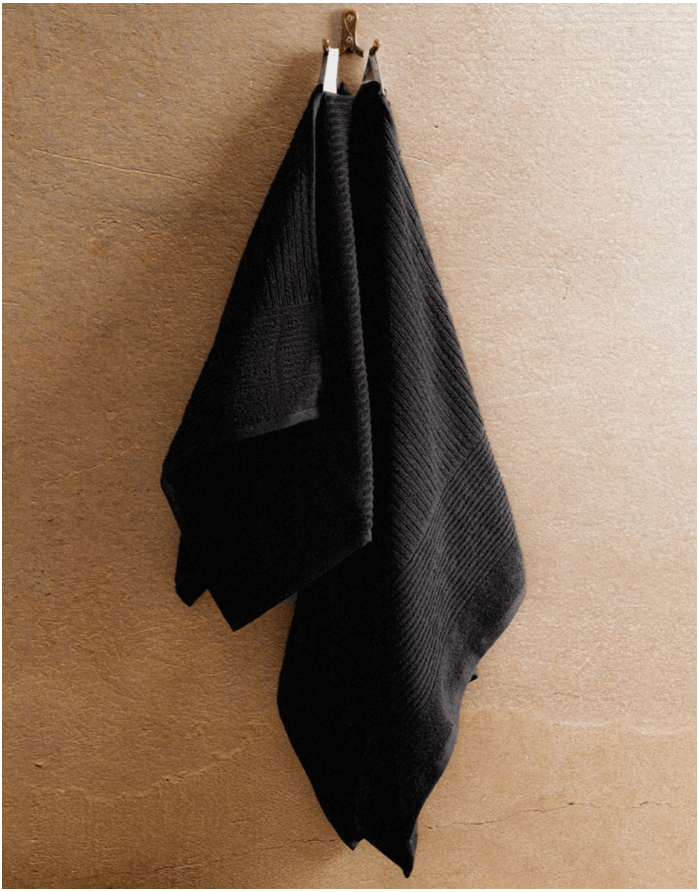 Puuvillane rätik "Naltio Black"