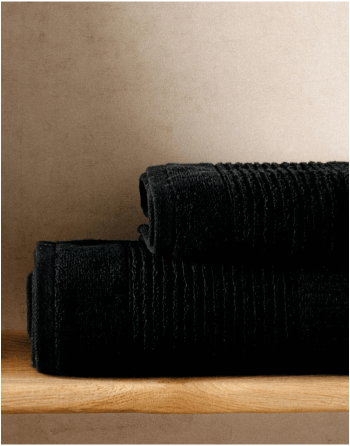 Puuvillane rätik "Naltio Black"