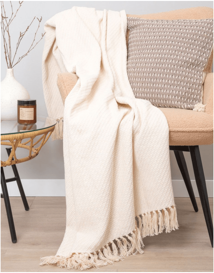 Cotton plaid "Morris" 130x170 cm