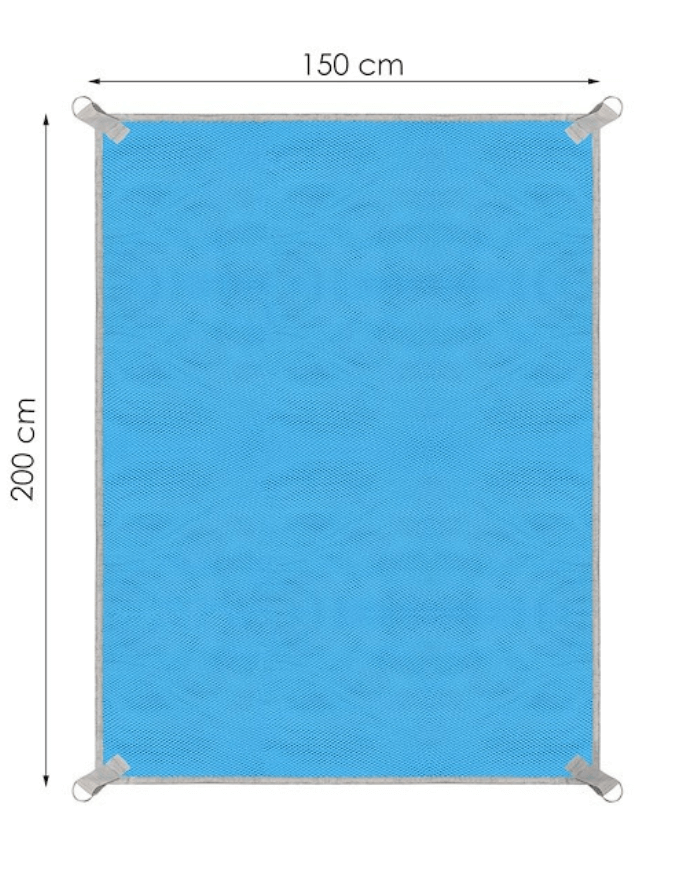 Rannatekk Blue 200x150 cm
