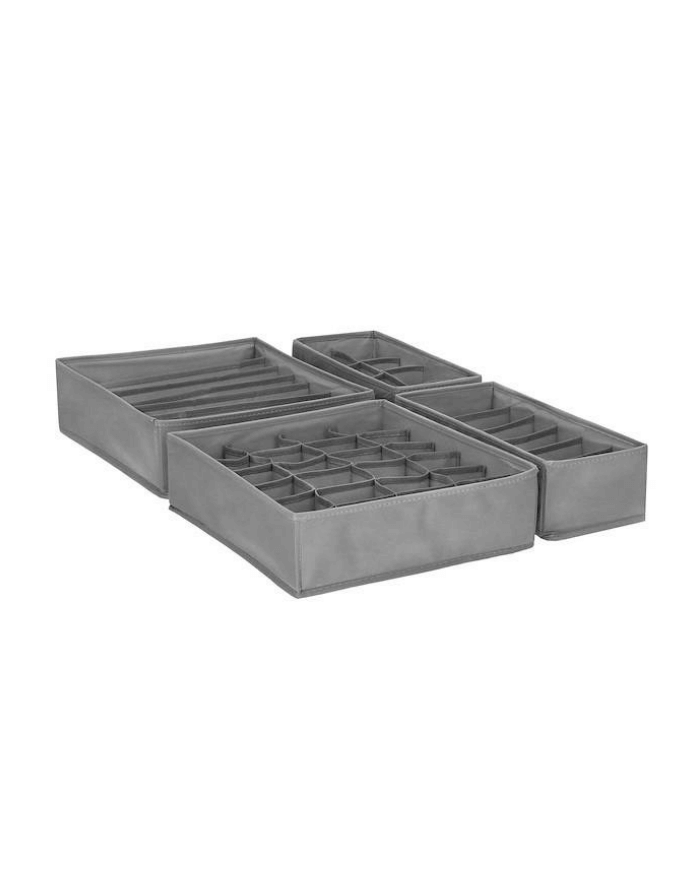 Kokkupandavate sahtlite korralduskomplekt "Grey"