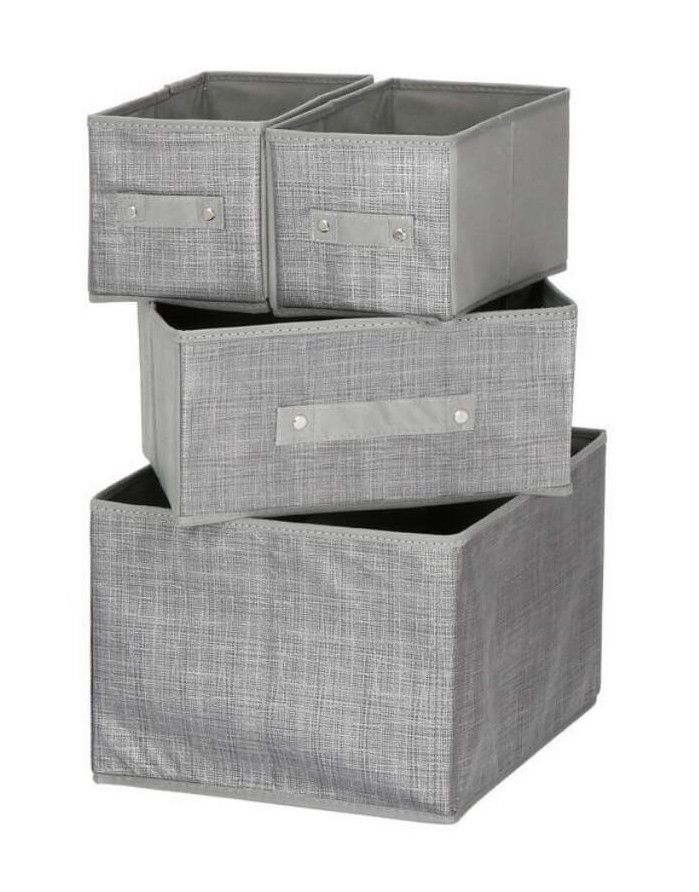 Wardrobe storage box "Grey"