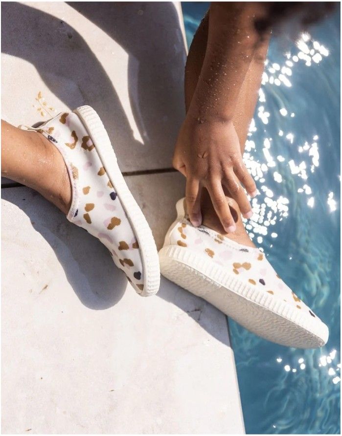 Watershoes "Leopard Kahki"
