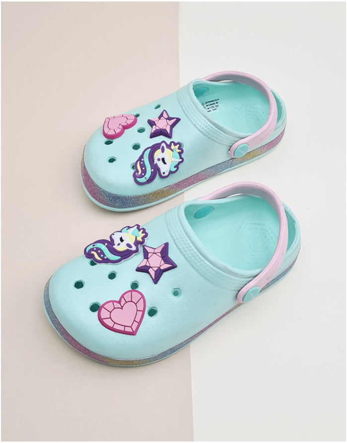 Children's Slippers "Ancona" Green