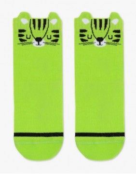Children's socks "Green Tiger"