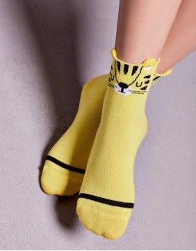 Children's socks "Yellow Tiger"