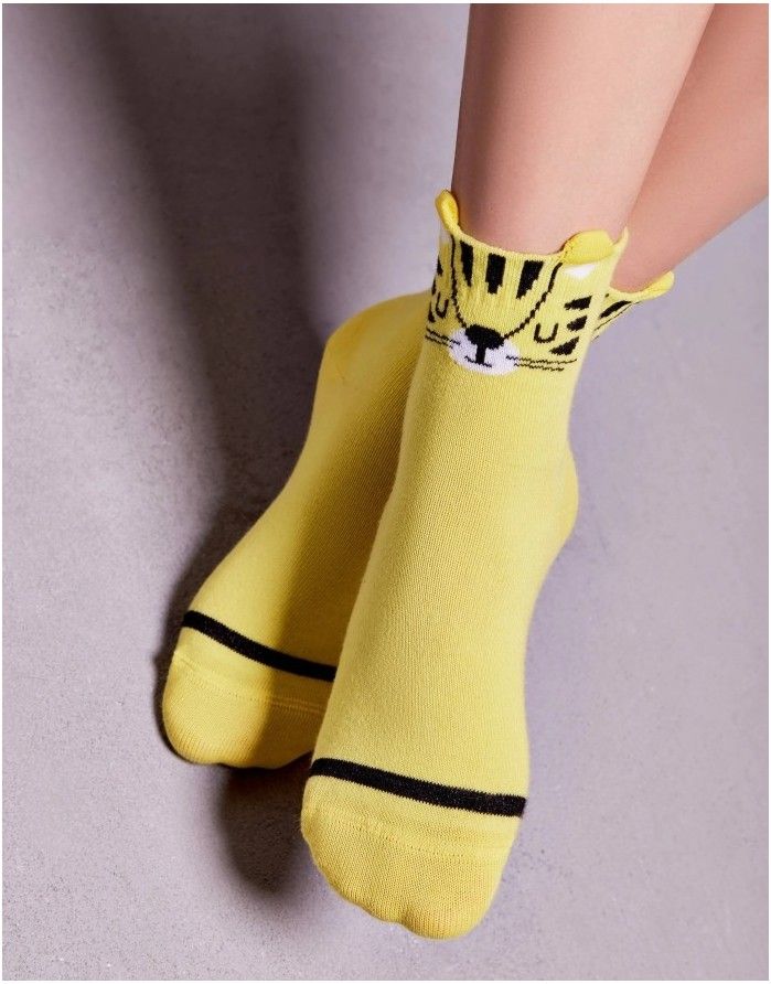Children's socks "Yellow Tiger"