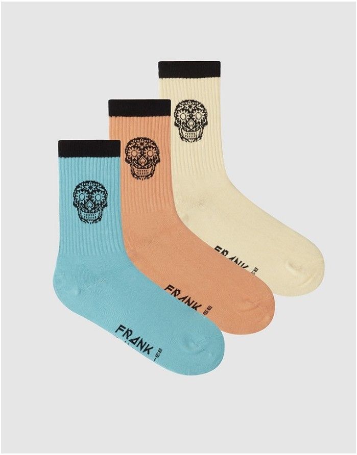 Unisex sokid "Dream Of Skulls" 3 tk