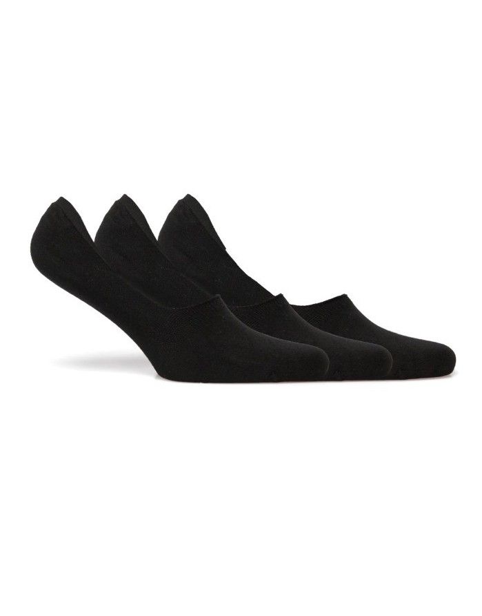 Meeste sokid "Bamboo Invisible Black" 3 tk