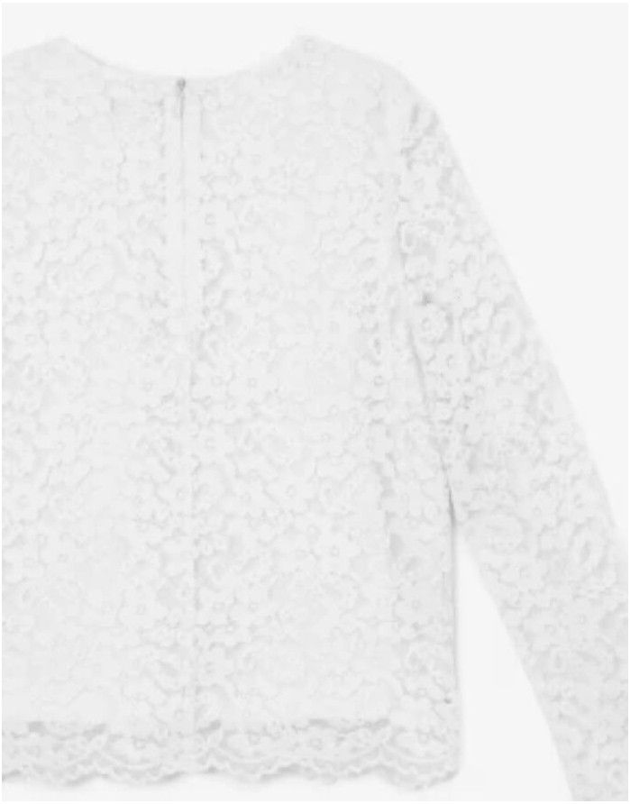 Pluus "Sparkles White"
