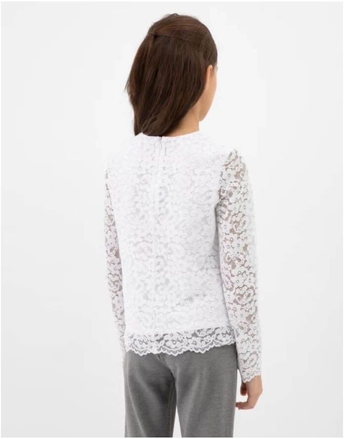 Pluus "Sparkles White"