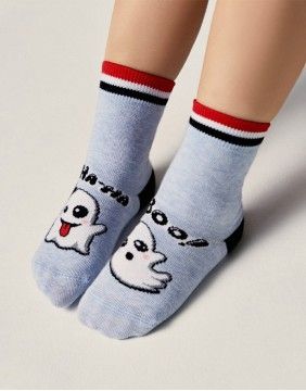 Children's socks "Ha Ha Boo"
