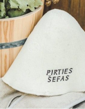 saunamüts "Pirties Šefas White"