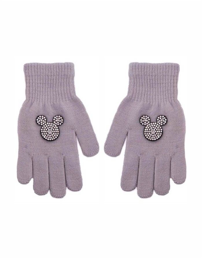 Варежки "Light Grey Mickey" BE SNAZZY - 1